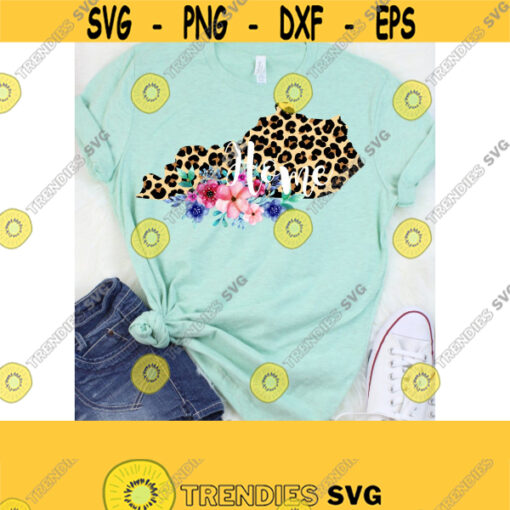 Kentucky Sublimation Design Leopard Kentucky PNG File Kentucky T Shirt Design Leopard Print Kentucky Design Sublimation Design