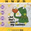 Kermit but thats none of my business Layered cut file svg dxf eps png Design 16