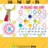 Keychain Svg Bundle Circle Frames Svg Monogram Keychain Svg Keyring Svg Round Frames Svg Scalloped Name Initials Frame Png Svg Cricut Design 259