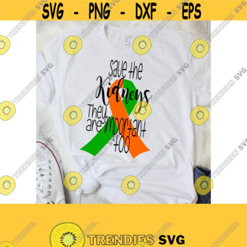Kidney Awareness Ribbon SVG Kidney Ribbon SVG Awareness Ribbons SVG Digital Cut Svg Sublimation Svg Dxf Ai Eps Pdf Png Jpeg