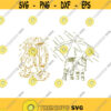 Kids Rain Umbrella Cuttable Design SVG PNG DXF eps Designs Cameo File Silhouette Design 1824
