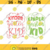 Kindergarten Kinder garten Kid School Cuttable Design SVG PNG DXF eps Designs Cameo File Silhouette Design 842
