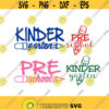 Kindergarten Preschool Pre K school Cuttable Design SVG PNG DXF eps Designs Cameo File Silhouette Design 1698