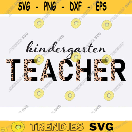 Kindergarten Teacher Half Leopard svg png Virtual Teacher back to school svg Teaching Designs teacher leopard svg png Funny Teacher Design 1578 copy