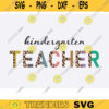 Kindergarten Teacher Half Leopard svg png Virtual Teacher back to school svg Teaching Designs teacher leopard svg png Funny Teacher Design 1579 copy