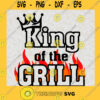 King Of The Grill Svg BBQ Party Svg Friends Party Svg Backyard Garden Svg