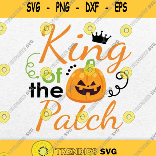 King Of The Patch Halloween Svg Png