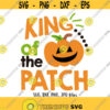 King of the patch SVG Halloween SVG Harvest Cut File Boy fall shirt design Halloween Cricut Halloween Silhouette svg dxf png jpg Design 950