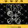 Kiss Band Svg Skull Band Svg The Death Band Svg Skull Horror Svg