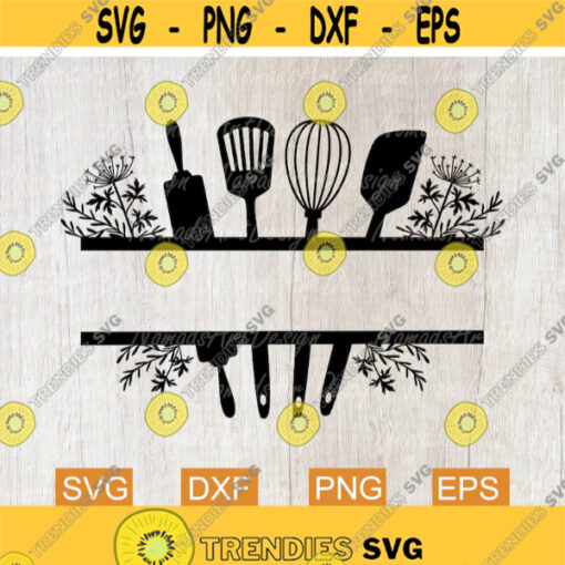 Kitchen Utensils Svg Kitchen Monogram Frame Svg Split Monogram Frame Svg Baking Svg Farmhouse Svg Kitchen Sign Svg Kitchen Decor Svg Design 50.jpg