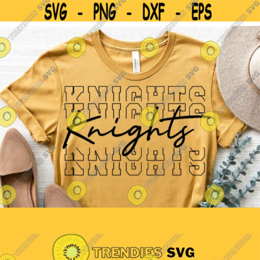Knight SvgKnight Team Spirit Svg Cut FileHigh School Team Mascot Logo Svg Files for Cricut Cut Silhouette FileVector Download Design 1338