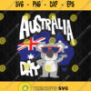 Koala Australia Day Svg Happy Australia Day Svg Png Silhouette Clipart
