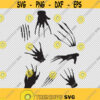 Krueger Hand Scratch Kruger Claws Halloween Collection SVG PNG EPS File For Cricut Silhouette Cut Files Vector Digital File
