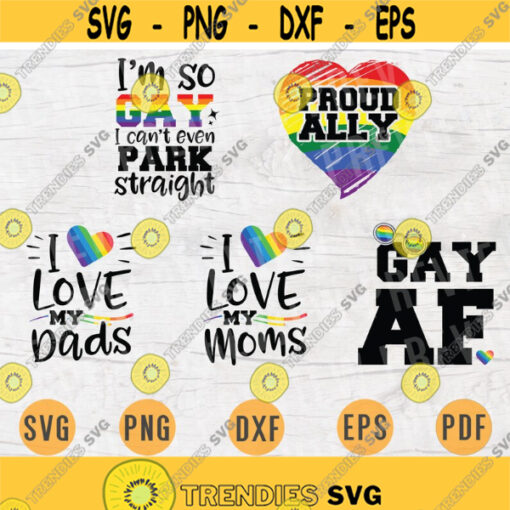 LGBT SVG Bundle Pack 5 Svg Files for Cricut Vector LGBT Quotes Cut Files Instant Download Cameo Dxf Eps Png Pdf Iron On Shirt 2 Design 212.jpg