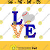 LOVE Baseball SVG Studio 3 DXF Ps Ai and Pdf Cutting Files for Electronic Cutting Machines Design 905