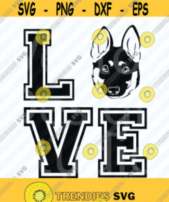LOVE German Shepherds SVG Files for Cricut Vector Images Clipart Dog T Shirt SVG Image Dog Head Glasses Eps Png Dxf Clip Art dog face Design 480