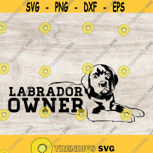 Labrador Svg Dog face Svg Animal Pet Silhouette and Cricut Files Svg Png Eps and Jpg. Design 297