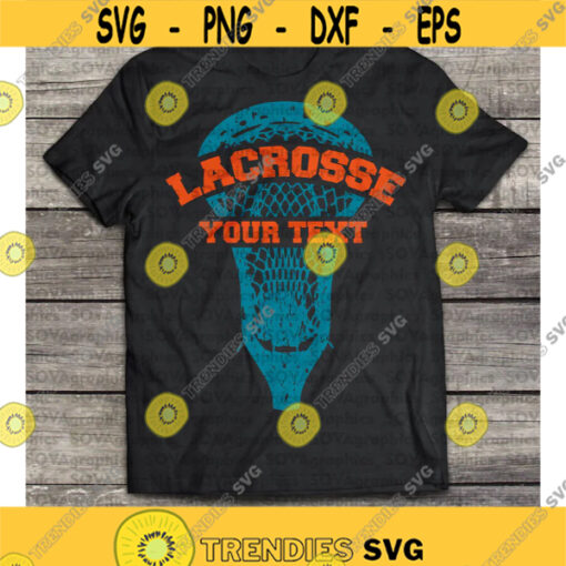 Lacrosse svg Lacrosse monogram svg Distressed svg Lacrosse stick svg Lacrosse head Cut File Cricut Silhouette Decal Design 811.jpg