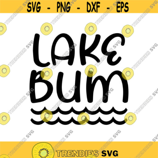 Lake Bum Decal Files cut files for cricut svg png dxf Design 71