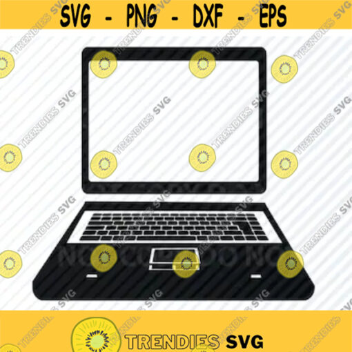 Laptop computer SVG Files For Cricut Vector Images Clipart Computer silhouette Cutting Files SVG Image Eps Png Dxf Stencil Clip Art Design 92