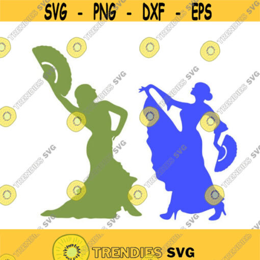 Latin French Dancer Cuttable Design SVG PNG DXF eps Designs Cameo File Silhouette Design 1625