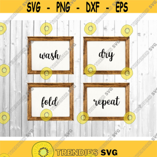 Laundry Room Sign Svg Laundry Room Svg Files For Cricut Laundry Room Decor Laundry Cricut Svg Dxf Cut Files Wash Dry Fold Repeat Svg .jpg