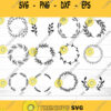 Laurel Wreath Svg Bundle Wreath Svg Laurel Wreath Svg Leaves Svg Leaf wreath svg Ornament Divider svg Laurel wreath monogram svg file