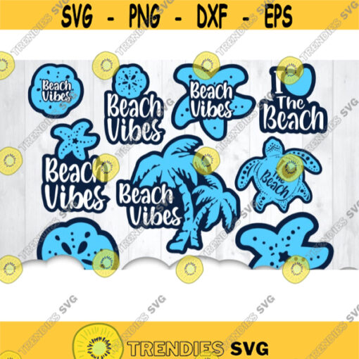 Layered Beach Vibes Svg Starfish Svg Beach Svg Files For Cricut Layered Svg Beach Vibes Quote Svg Beach Clipart Iron On .jpg