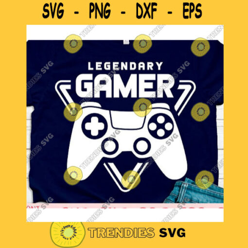 Legendary gamer svgPlayaer svgVideo game svgJoystick svgGamepad svgGamer svgController svgGaming svgFunny Gamer svgNerd Geek svg