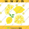Lemon svg lemon slice svg png dxf Cutting files Cricut Cute svg designs card Design 32