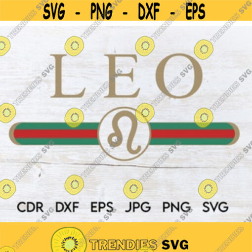 Leo svg printable design instant download astrology print vector zodiac svg silhouette Leo sign August birthday design Design 58