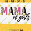 Leopard Mama Of Girls Png Hot Pink Girl Mama Png Mama Shirt Png Mom Png Girl Mom Sublimation Design Digital Download Design 811