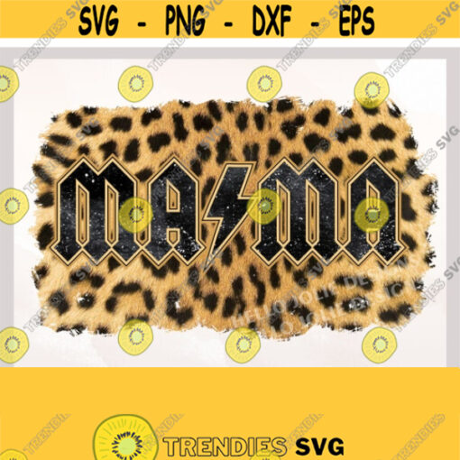 Leopard Mama png Rock Mama Sublimation png Cheetah Print Mama png Mama Lightning Bolt png Mama png Leopard Sublimation Design