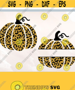 Leopard Pumpkin Svg Fall Svg Files For Cricut Pumpkin Fall Svg Autumn Svg Pumpkin Clipart