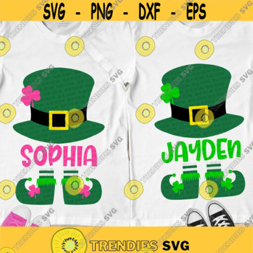 Leprechaun girl SVG Leprechaun boy SVG St Patricks kids shirts St Patricks SVG