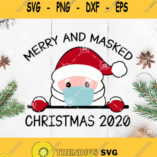 Let It Snow Gnome Mask Christmas Svg Merry And Masked Christmas 2020 Svg Gnome Wear Mask Face Svg Christmas Svg Santa Claus Svg