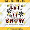Let it Snow svg Buffalo Plaid SVG Merry Christmas svg Snowflake svg Christmas Buffalo Plaid SVG PNG files for Cricut and Silhouette Design 31.jpg