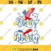 Liberty Eagle 4th of July Cuttable Design SVG PNG DXF eps Designs Cameo File Silhouette Design 1503