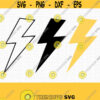 Lightning Bolt SVG. Comic Flash Cut Files. Superhero Comic Effects Clipart. Digital Flash of Lightning Files for Cutting Machine dxf eps png Design 795