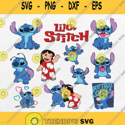 Lilo And Stitch Svg Png Dxf Eps