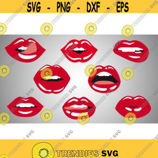 Lips Lips svg Printable files Cuttable files Clip art Vector files digital dowload Design 174