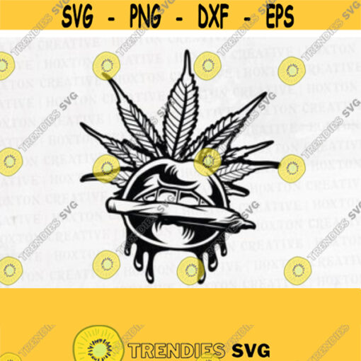 Lips Marijuana Svg Joint Stoned 420 Svg Weed Leaf High Life Head Cannabis Medical Marijuana Cutting FileDesign 45