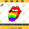 Lips with LGBT Rainbow tongue Png SVG Ai PNG Bisexual Transexual Vector Cut or Print File Digital Download Cricut Cut Files Silhouette Design 384
