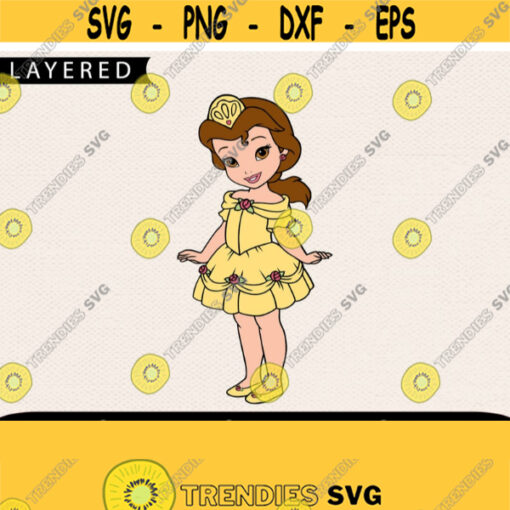 Little Belle Svg Baby Balle Svg Cricut Files Disney Princess Svg Disney Svg Princess Svg Svg For Girl Design 196