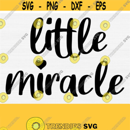 Little Miracle Svg Files New Baby Png Its my 1 birthday svg eps dxf pdf Vector Clipart Tshirt designs Instant Download Easy To Use Design 602
