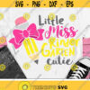 Little Miss Kindergarten Cutie Svg Back To School Svg Girls Shirt Design Svg Dxf Eps First Day of School Cut Files Silhouette Cricut Design 862 .jpg