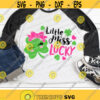 Little Miss Lucky Svg Girls St. Patricks Day Svg Cute Clover Svg Dxf Eps Png Kids Cut Files Funny Svg Baby Clipart Silhouette Cricut Design 2777 .jpg