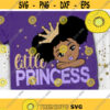 Little Princess Svg Cute Afro Girl Svg Peekaboo Girl Svg Afro Ponytails Svg Afro Puff Svg Layered Cut file Svg Dxf Eps Png Design 424 .jpg