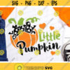 Little Pumpkin Svg Girl Thanksgiving Svg Halloween Svg Fall Cut Files Pumpkin Svg Dxf Eps Png Girls Svg Baby Svg Silhouette Cricut Design 788 .jpg