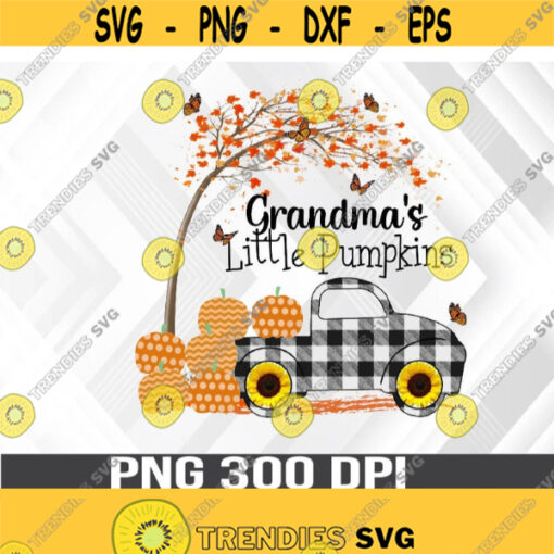 Little Pumpkins Fall Custom Names Grandma Gifts Halloween PNG Halloween Gifts Boo PNG Ghost Png Gift for Her Fall Png Design 339